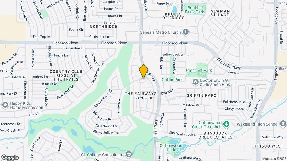 2837 Del Largo Way Map and Location Details