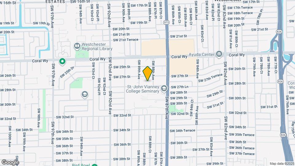 8839 SW 28th St Map and Location Details