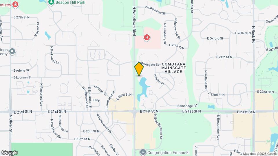 2400 N Woodlawn Blvd Map and Location Details