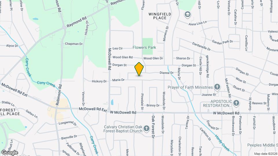 1612 Maria Dr Map and Location Details