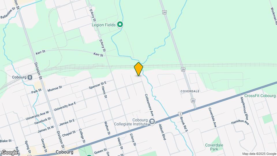 421 Cottesmore Ave Map and Location Details