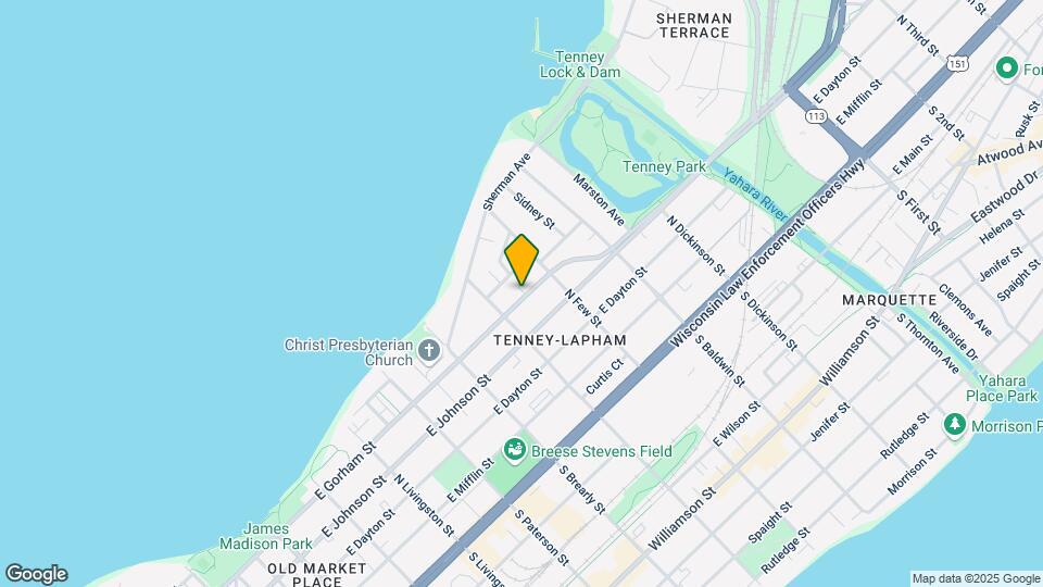 1126 E Gorham St, Unit 1 Map and Location Details