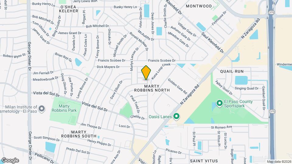 1795 Victor Lopez Dr Map and Location Details