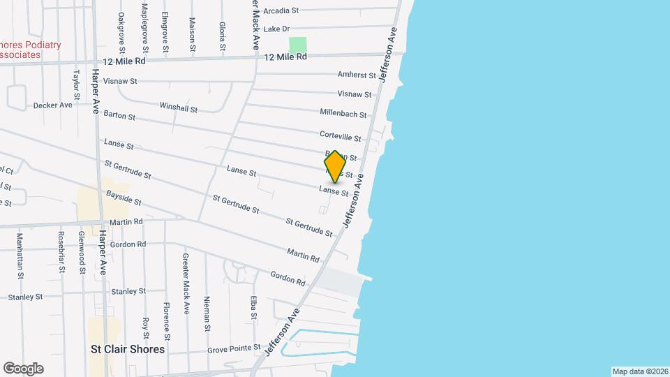 22713 Lanse St Map and Location Details