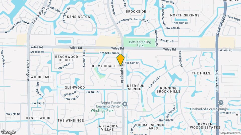 10511 NW 43rd Ct Map and Location Details
