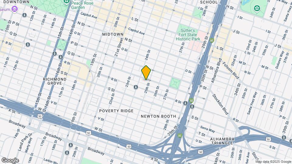 2422 Q St Map and Location Details