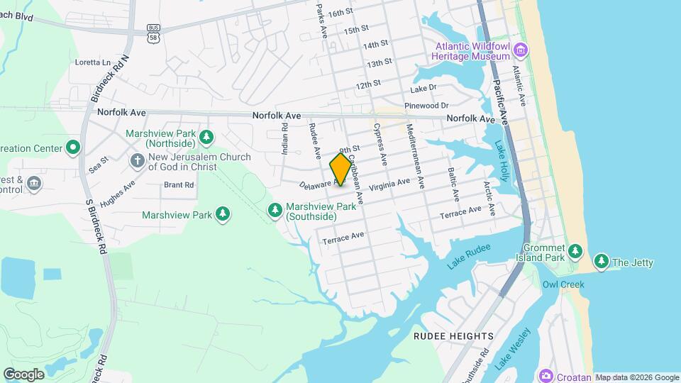 809 Virginia Ave Mapa y Detalles de la Ubicación