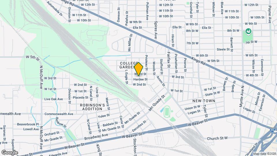 1929 Hardee St Map and Location Details