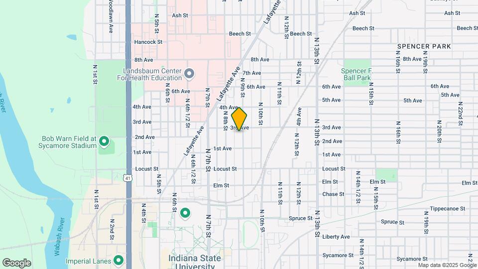 1032 N 9th St-Unit -Apt 3 Mapa y Detalles de la Ubicación