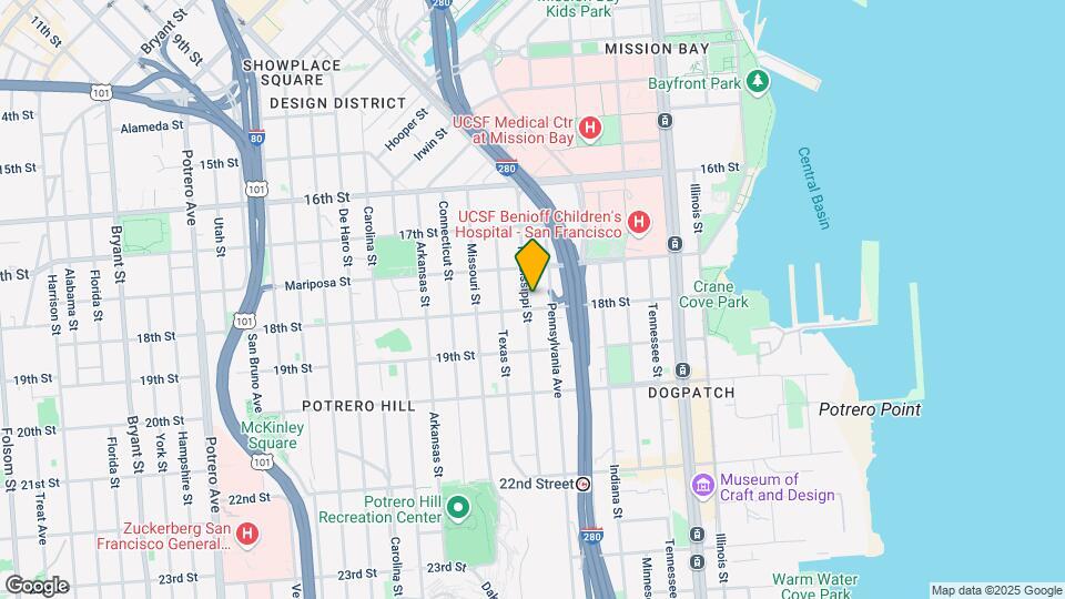 253 Mississippi St Map and Location Details