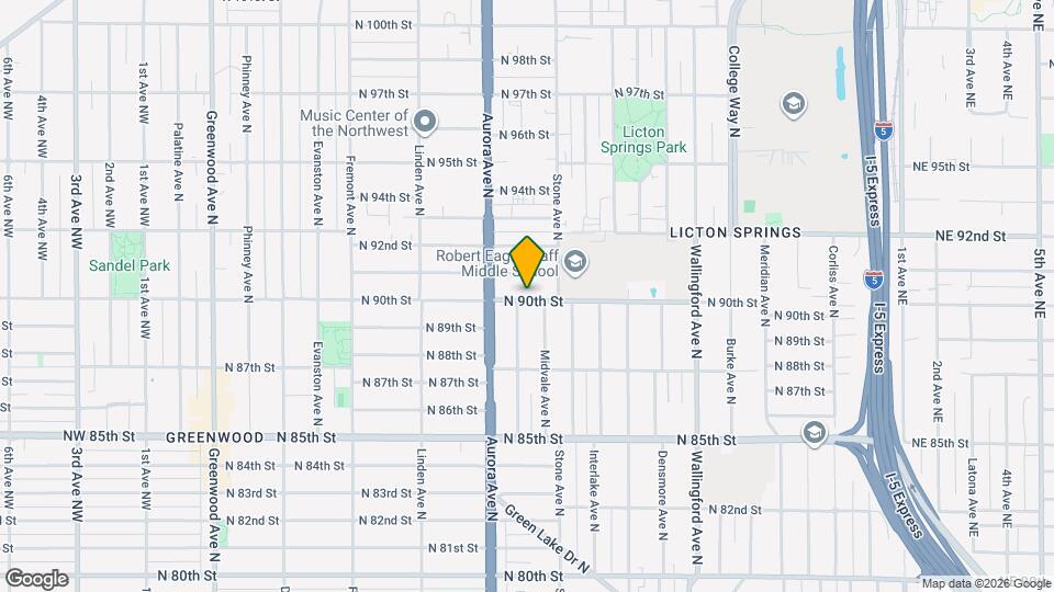 1128 N 90th St Map and Location Details