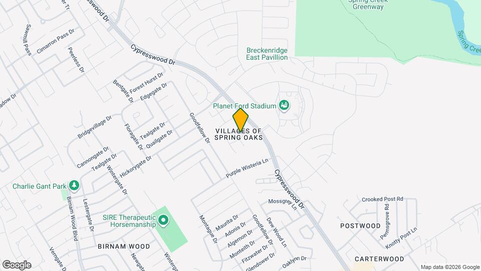 5203 Lost Cove Ln Mapa y Detalles de la Ubicación