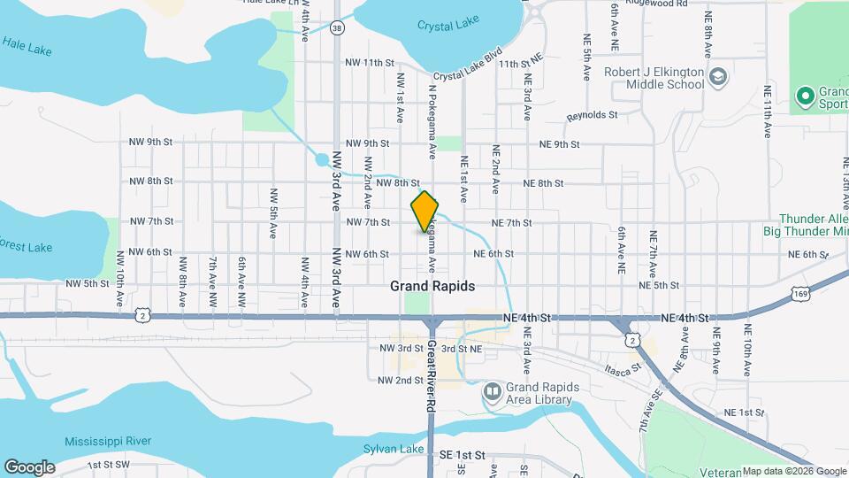 611 N Pokegama Ave, Unit #3 Map and Location Details