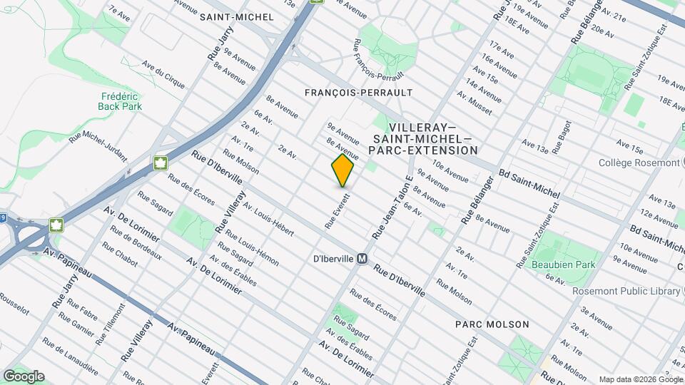 2605-2607 Everett Rue Map and Location Details