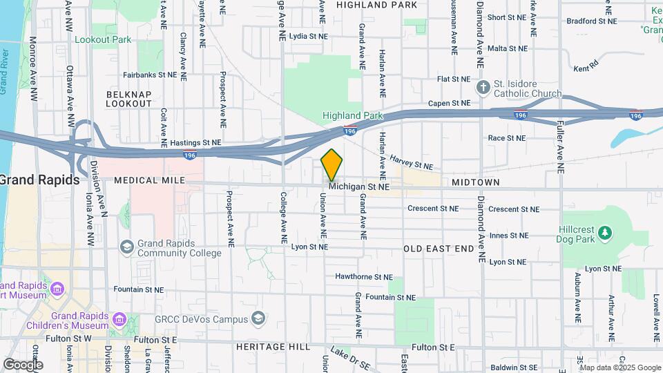 612 Michigan St NE Map and Location Details