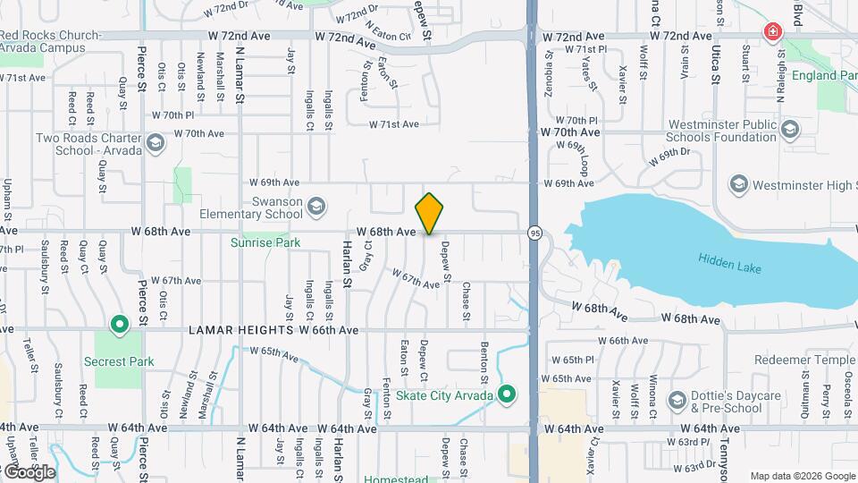 6788 Eaton St Map and Location Details