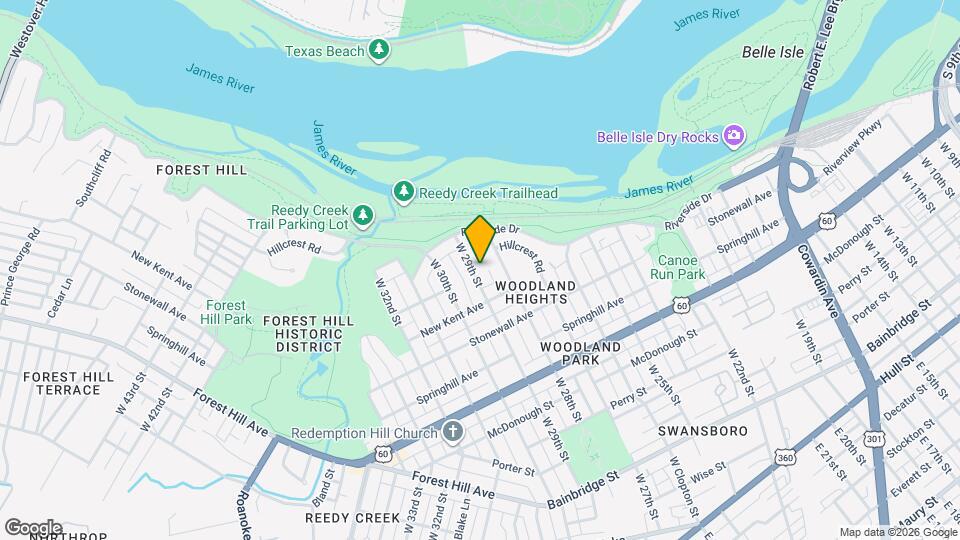 813 W 29th St Map and Location Details