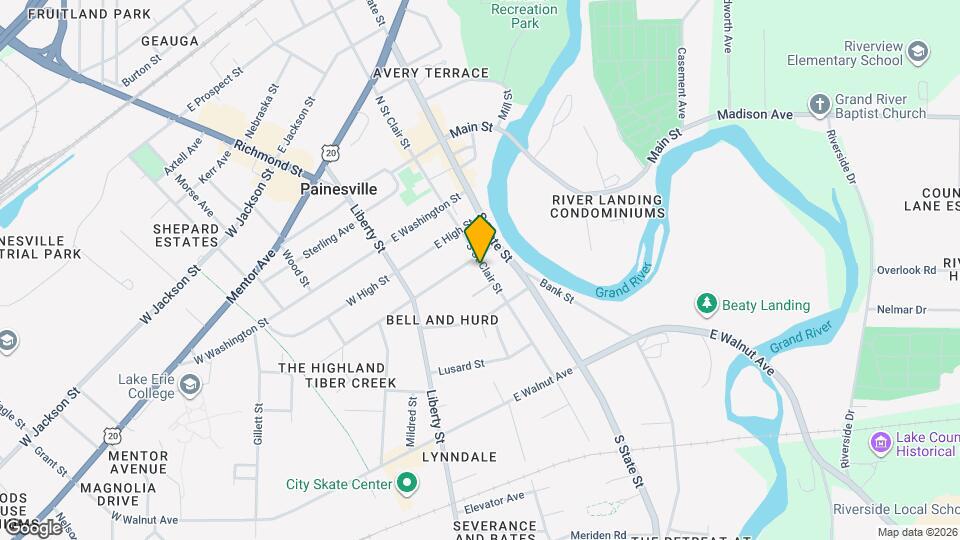 218 S St Clair St Map and Location Details