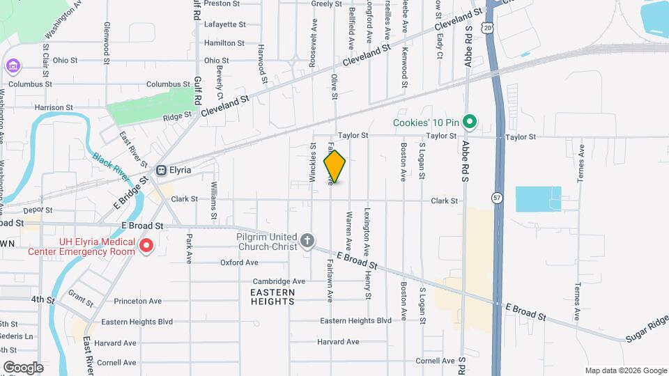 170 Fairlawn Ave Map and Location Details