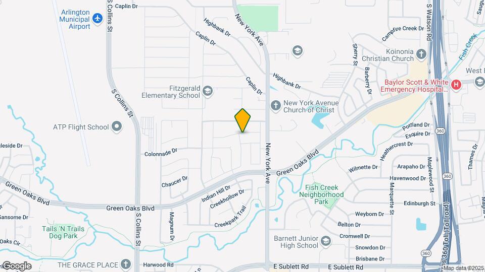 1700 Scottsdale Dr Map and Location Details