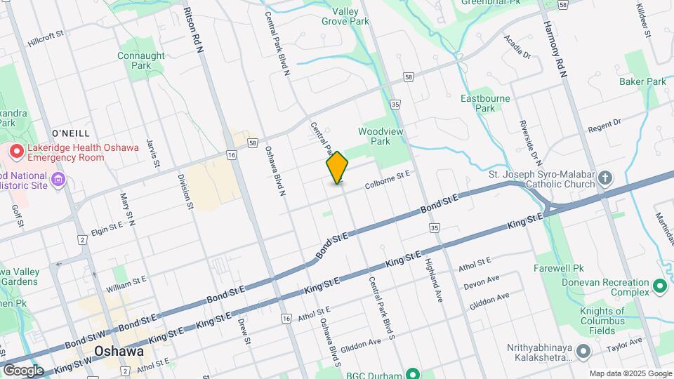 136 Central Park Blvd N Map and Location Details