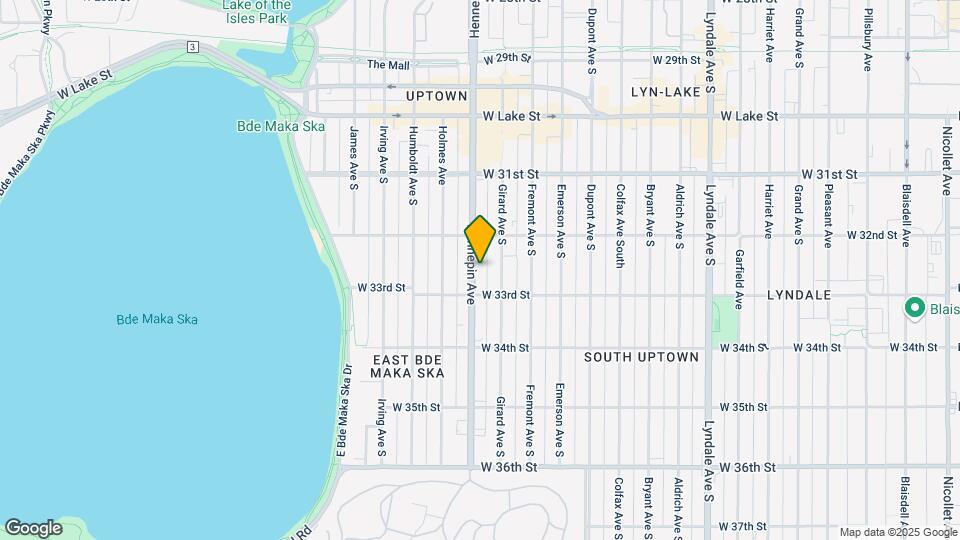 3229 Hennepin Ave S Map and Location Details