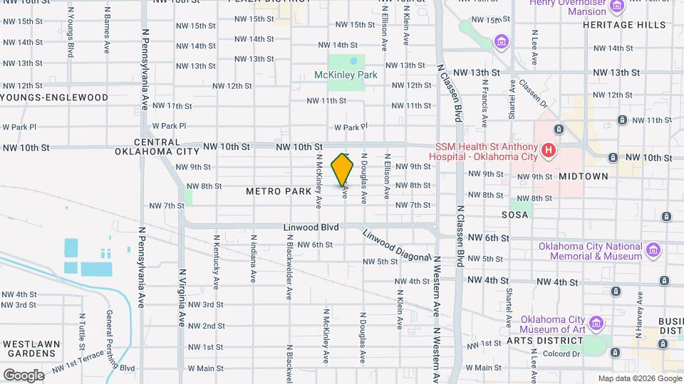 819 N Brauer Ave Map and Location Details