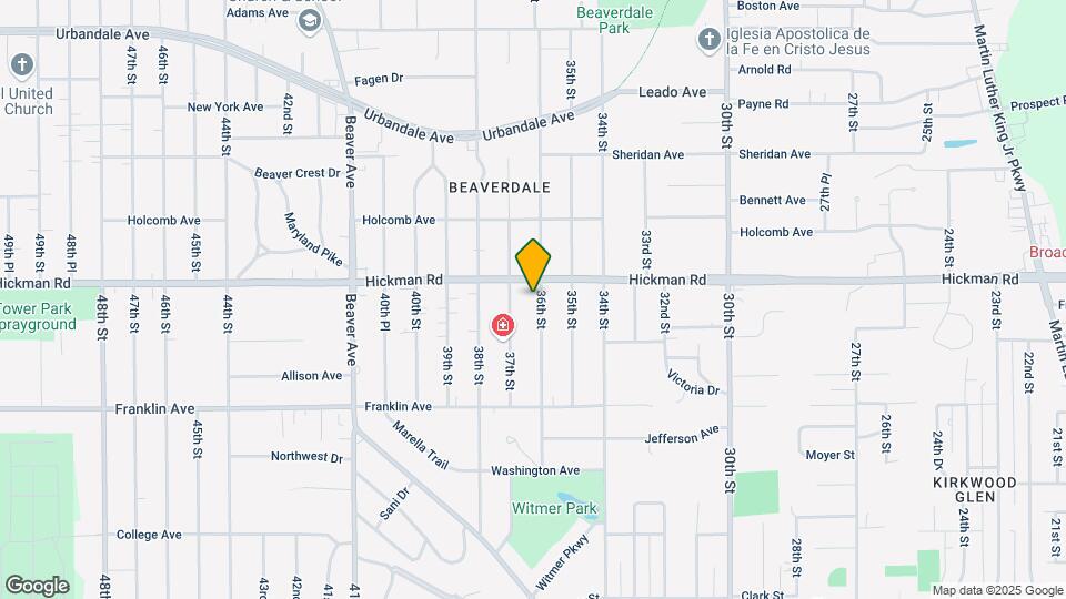 2210 36th St Map and Location Details
