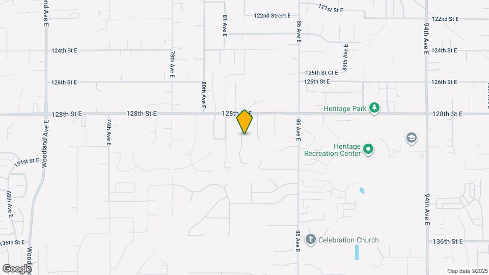 12917 82nd Ave Ct E Map and Location Details