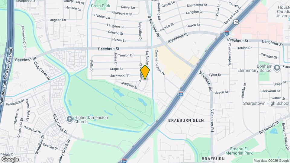 8322 La Roche Ln Map and Location Details