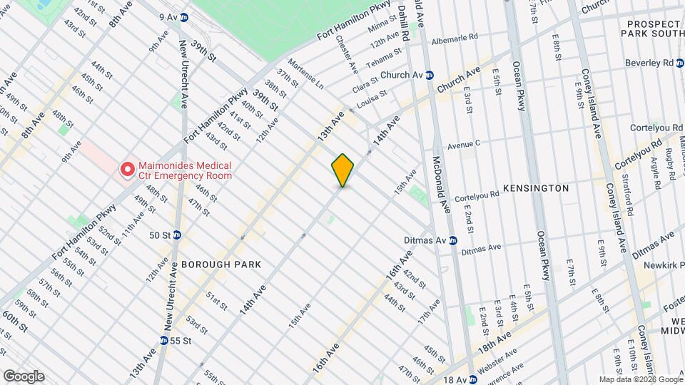 4015 14th Ave Mapa y Detalles de la Ubicación