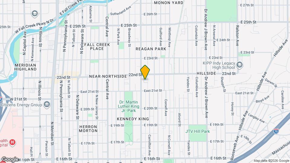 2117 Coretta Wy Map and Location Details