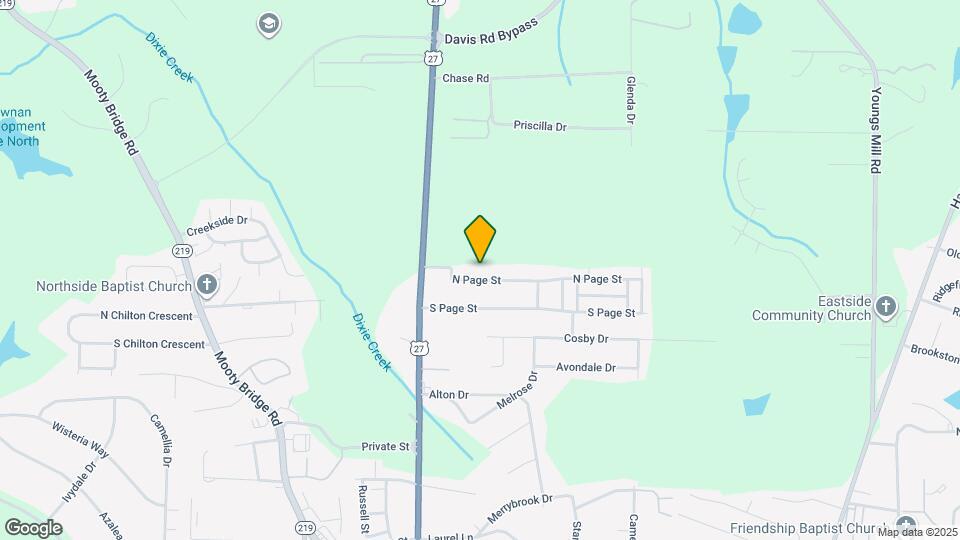 121 N Page St Map and Location Details