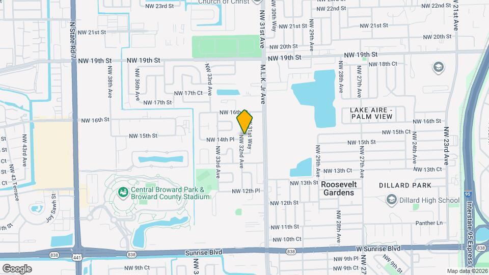 1508 NW 32nd Ave Map and Location Details