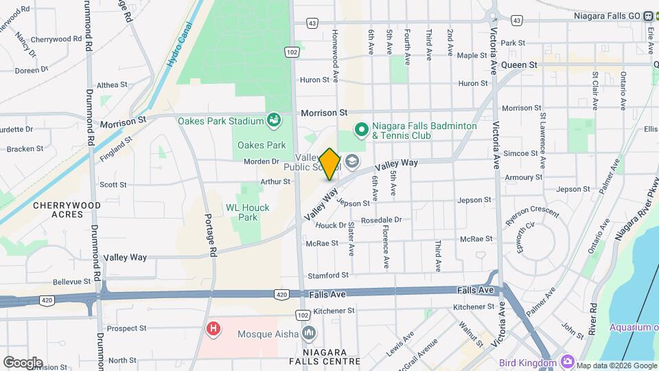 5361 Valley Way Mapa y Detalles de la Ubicación