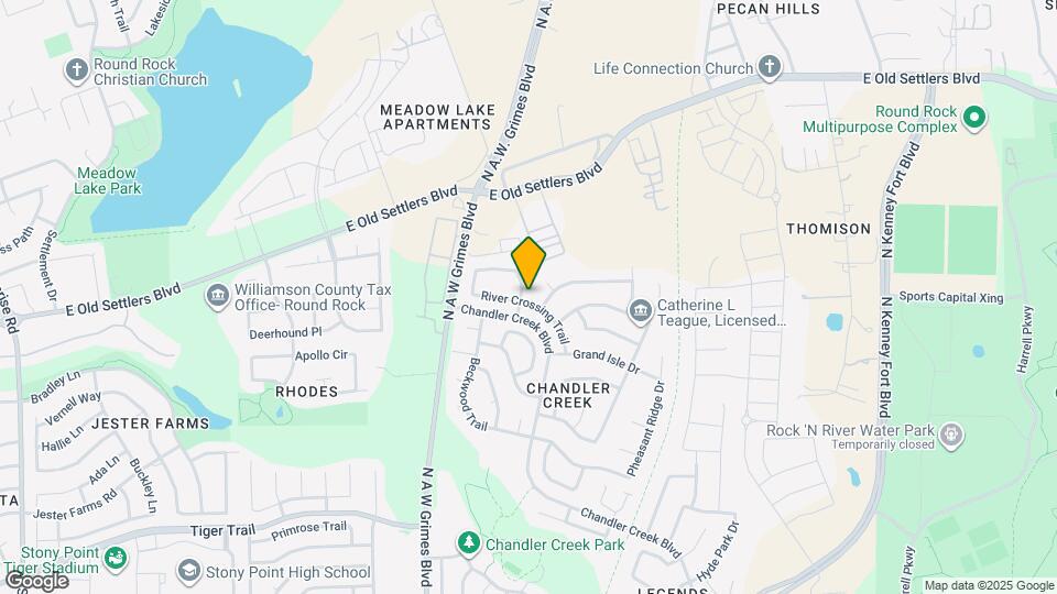 200 N Crossing Trail Mapa y Detalles de la Ubicación