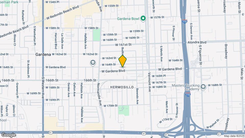1203 W Gardena Blvd Map and Location Details
