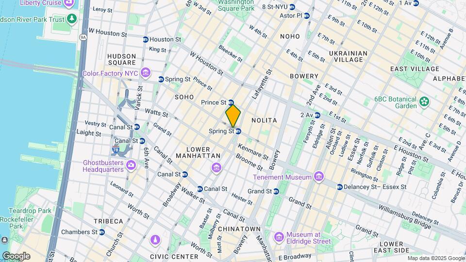 68 Spring St Map and Location Details