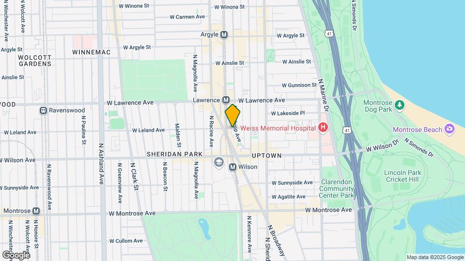 4662 N Winthrop Ave, Unit 3S Map and Location Details