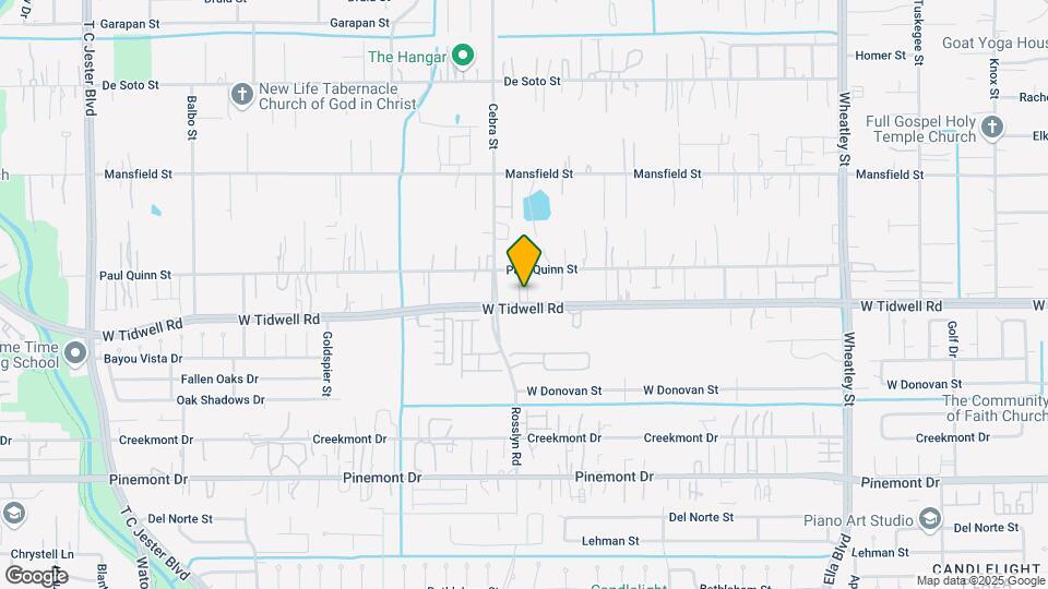 2033 Paul Quinn St Map and Location Details