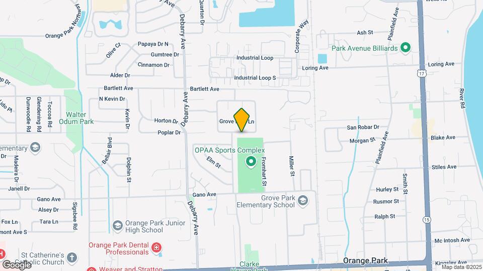 1060 Grove Park Dr S Map and Location Details