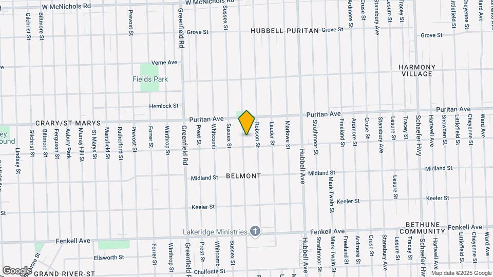 15836 Coyle St Map and Location Details