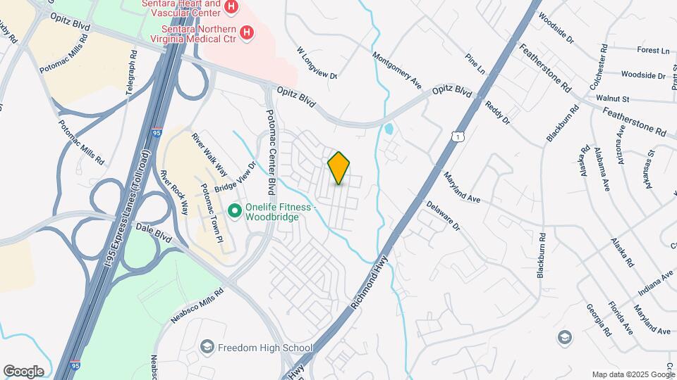 14855 Potomac Branch Dr Map and Location Details