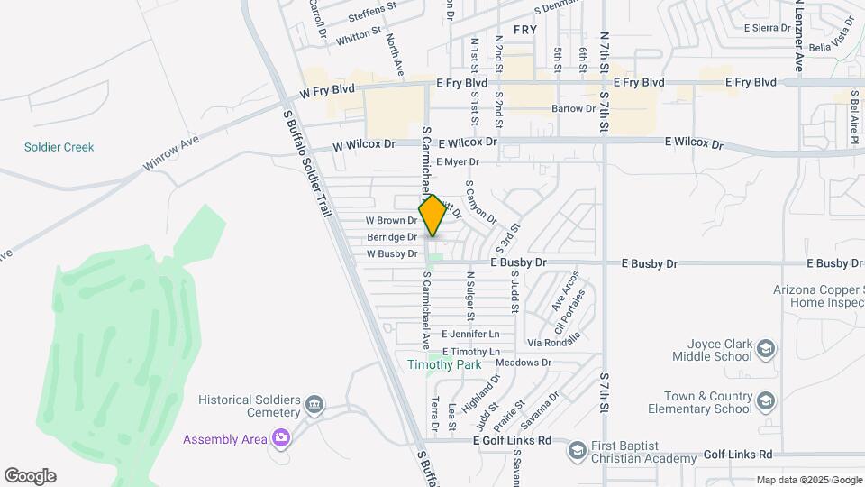 611 S Carmichael Ave Map and Location Details