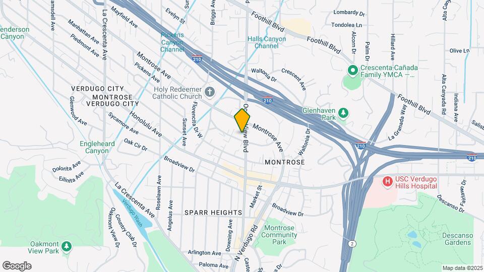 2307 Mira Vista Ave Map and Location Details
