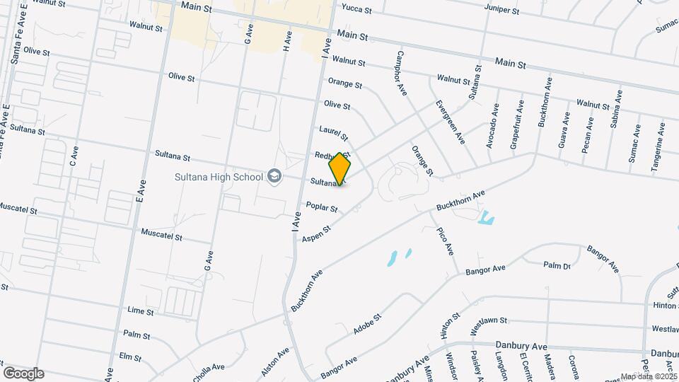 17433 Sultana St Map and Location Details