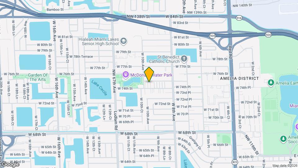 975 W 74th St Map and Location Details