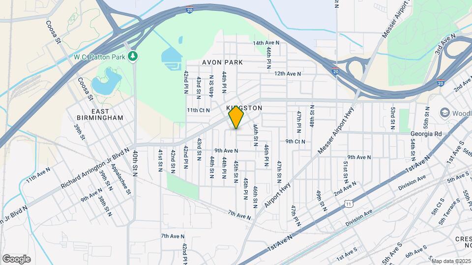 952 45th St Ensley Map and Location Details