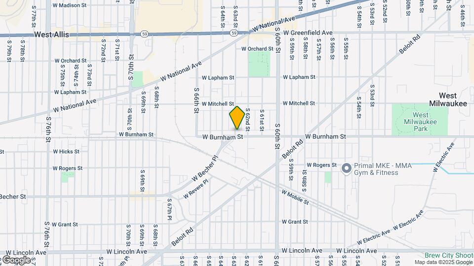 1828 S 63rd St Map and Location Details