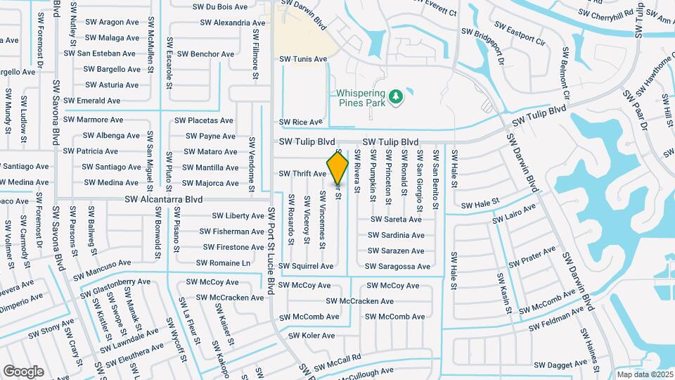 3518 SW Voyager St Map and Location Details